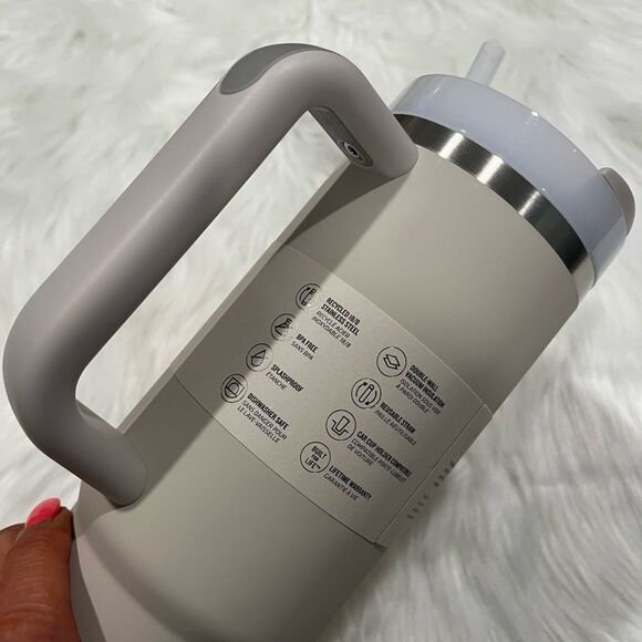 NWT Stanley Adventure Quencher H2.0 FlowState Tumbler Soft Matte 40 Oz. Dune - Picture 5 of 8